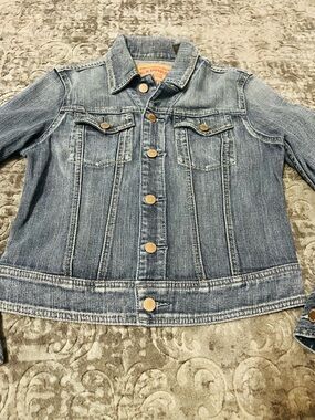 Classic Denim Jacket in Faded Blue